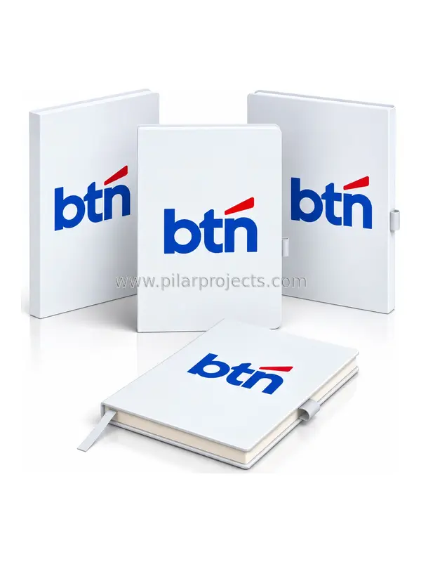 buku agenda hardcover custom putih
