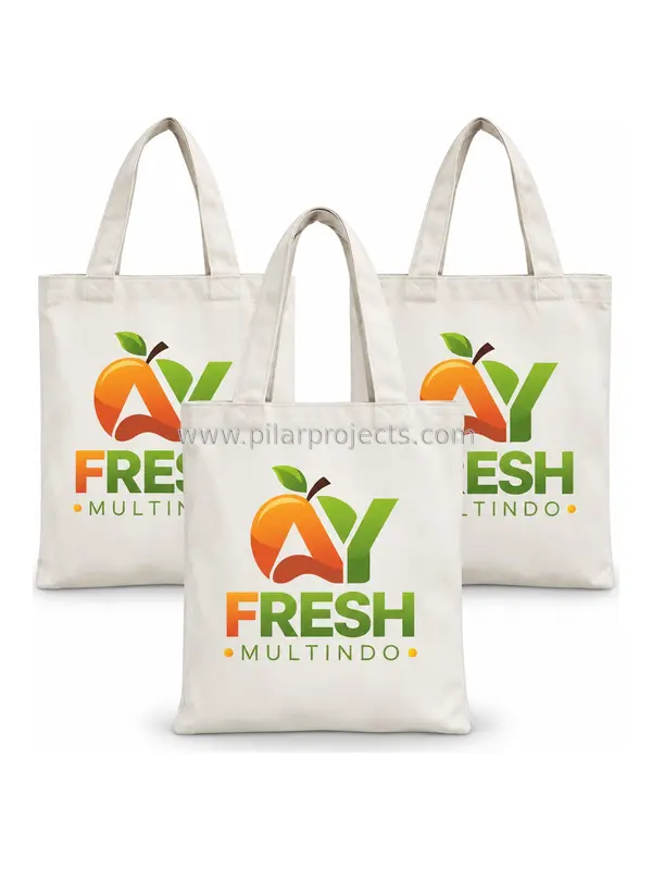goodie bag custom kanvas putih