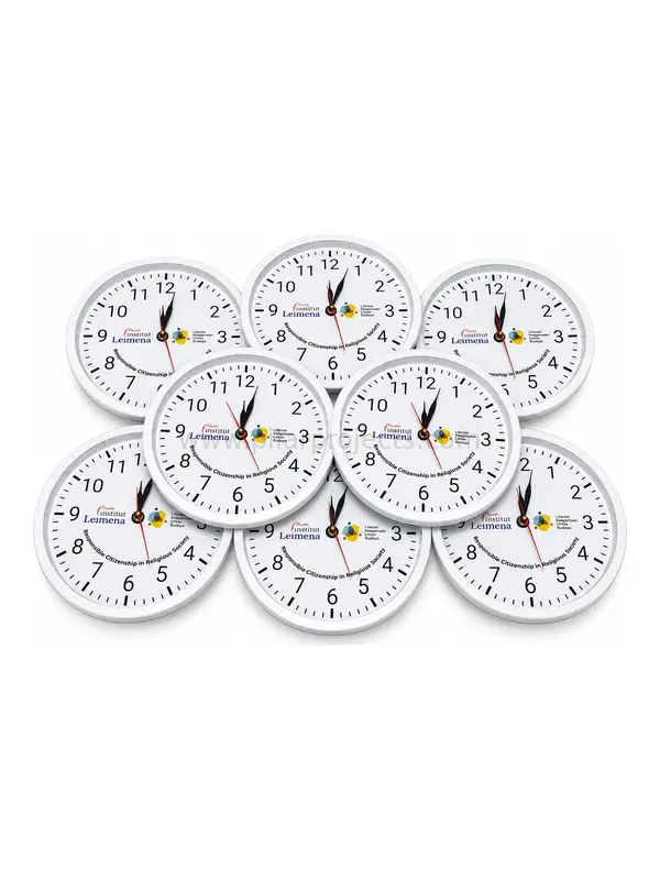 jam dinding custom warna putih
