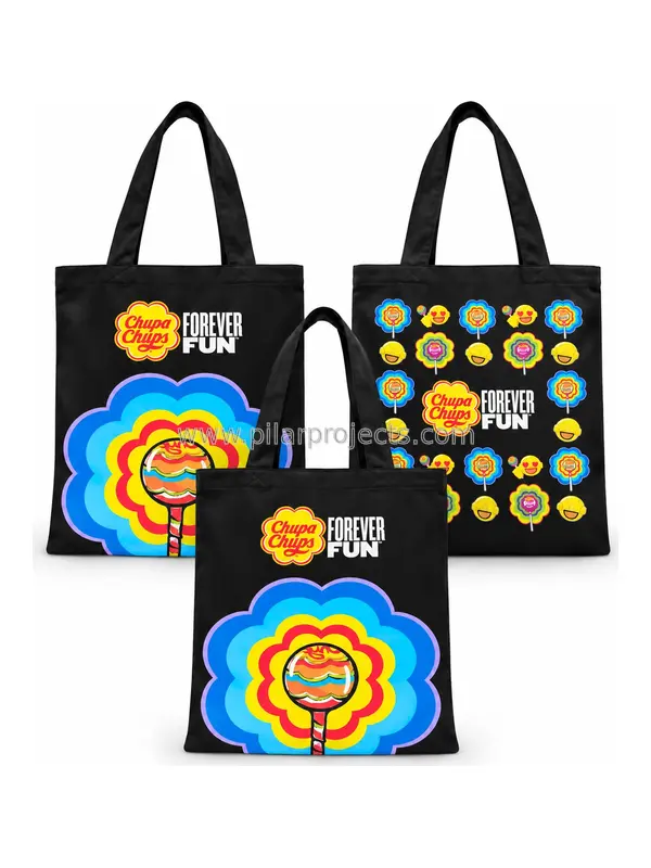 goodie bag custom hitam full color