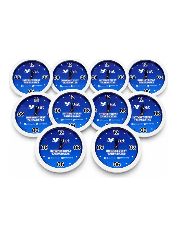 jam dinding custom logo perusahaan