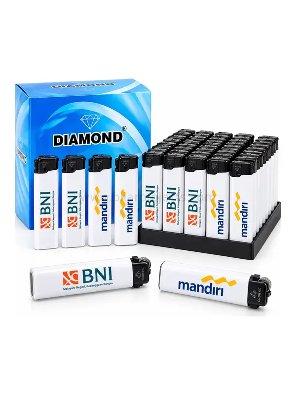 korek diamond custom cetak 2 sisi
