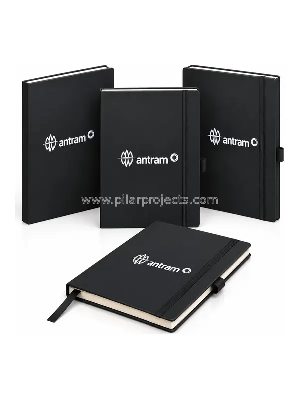 buku agenda hardcover custom hitam