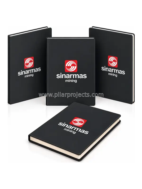 buku agenda hardcover custom cetak logo