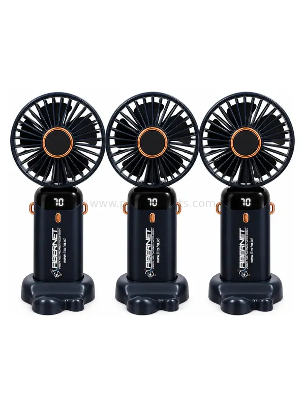 kipas mini custom portable hitam